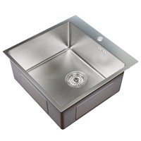 {{photo.Alt || photo.Description || 'Мойка настол.монтаж 50х50 (3,0) вып 3 1/2  MIXLINE PRO С ФАСКОЙ 20см с сифоном (сатин НАНО декор)'}}