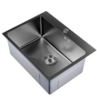 {{photo.Alt || photo.Description || 'Мойка настол.монтаж 60х45 (3,0) вып 3 1/2  MIXLINE PRO 22см с сифоном (черный графит НАНО декор)'}}