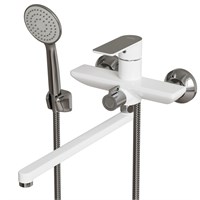 {{photo.Alt || photo.Description || 'Смеситель для ванны и раковины 35k MIXLINE ML33-02 "City White" БЕЛЫЙ/ХРОМ'}}