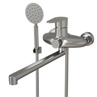 {{photo.Alt || photo.Description || 'Смеситель для ванны и раковины 35k MIXLINE MLSS36-02 "Steel Kit" НЕРЖ'}}