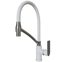 {{photo.Alt || photo.Description || 'Смеситель для кухни 35k MIXLINE ML33-108 "City White" гибкий излив с фикс. бок.ручка БЕЛЫЙ/ХРОМ'}}