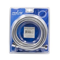 Шланг душевой 150 см имп/кон, EPDM, нерж.сталь, хром., своб. вращ MIXLINE MIX-4-150 ЛЮКС (блистер) 553180