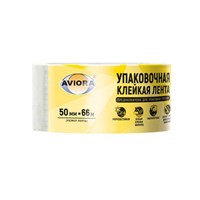 Лента упаковочная клейкая AVIORA 50мм*66м (50мкм) прозрачная 548650