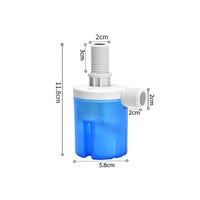 Клапан поплавковый вертикальный 1/2