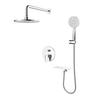 {{photo.Alt || photo.Description || 'Душевая система 35к Milardo RORSB02M67 "Rora" лейка "Тропический душ" встраиваемая ХРОМ'}}