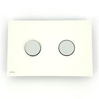 Кнопка смыва Alcaplast Dot.Dot, белый матовый/хром матовый 876552