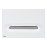 Кнопка смыва Alcaplast Linka, белый матовый/хром 870871