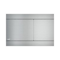 Кнопка смыва FUN, анод.алюминий, плоская, без отпечатков 863199