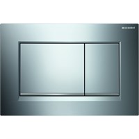 Кнопка смыва Geberit Sigma30, хром, матовый хром 859184