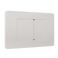 Кнопка смыва WAVE SS01 универсальная, БЕЛЫЙ, прямоугольная, НЕРЖ 554039