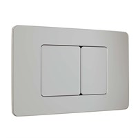 Кнопка смыва WAVE SS03 универсальная, ХРОМ, прямоугольная, НЕРЖ 554036