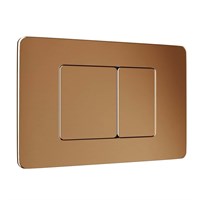 Кнопка смыва WAVE SS06 универсальная, БРОНЗА, прямоугольная, НЕРЖ 554041