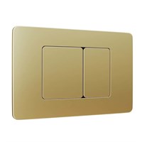 Кнопка смыва WAVE SS07 универсальная, ЗОЛОТО МАТОВОЕ, прямоугольная, НЕРЖ 554042