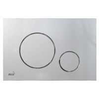 Кнопка смыва M672, пластик, матовый хром 858920