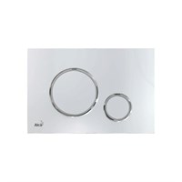 Кнопка смыва M771, пластик, xром-гляней/хром-мат 864412