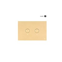 Кнопка смыва OLI BLINK 878781 пневматическая, антивандальная, сталь, золото 876207