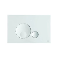 Кнопка смыва OLI GLOBE 152949, пластик, белый 860392