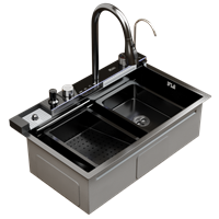 {{photo.Alt || photo.Description || 'Мойка настол.монтаж 75х46 (3,0) вып 3 1/2  MIXLINE PRO 21,5см V2.0 (ч граф) сиф+доз+смес+кол+д/р+о/с'}}