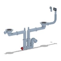 {{photo.Alt || photo.Description || 'Сифон 3 1/2*40 Ani двойной,с носиком, гиб. круг. и прямоуг перелив F3545S АНИ пласт'}}