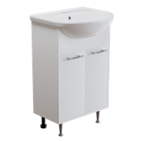 {{photo.Alt || photo.Description || 'Тумба д/ванной "АлАн-55" белый 2 створки  под раковину Уют-55 (Rosa) (ЛДСП)'}}