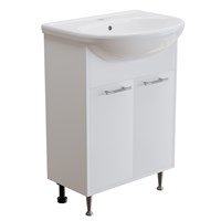 {{photo.Alt || photo.Description || 'Тумба д/ванной "АлАн-60" белый 2 створки  под раковину Уют-60 (Rosa) (ЛДСП)'}}