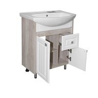 {{photo.Alt || photo.Description || 'Тумба д/ванной "ВЕРСАЛЬ-55" белое дерево под раковину Элеганс-55 (Rosa) (ПВХ)'}}