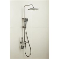 {{photo.Alt || photo.Description || 'Душевая система 35к ПРОФСАН ПСМ-900-81GA клавиш.упр. лейка "Тропич. душ круг" + гигиен. лейка ГРАФИТ'}}