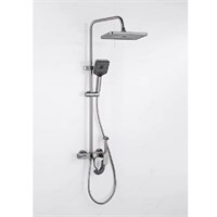 {{photo.Alt || photo.Description || 'Душевая система 35к ПРОФСАН ПСМ-900-82GA лейка "Тропический душ круг" + гигиен. лейка ГРАФИТ'}}