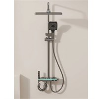 {{photo.Alt || photo.Description || 'Душевая система 35к ПРОФСАН ПСМ-900-83GA клавиш.упр. лейка "Тропич. душ круг" + гигиен. лейка ГРАФИТ'}}