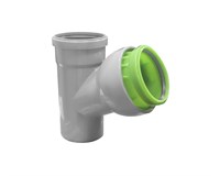 110 тройник на 110 угол регулируемый 45-88 555090