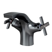 {{photo.Alt || photo.Description || 'Смеситель для раковины 1/2 кер. MIXLINE ML38-04 "Graphite" ГРАФИТ'}}