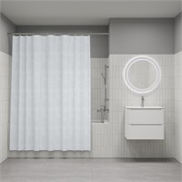 {{photo.Alt || photo.Description || 'Штора для ванной полиэстер IDDIS BD01P18i11 180*200 белая c кольцами'}}