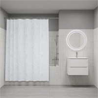 {{photo.Alt || photo.Description || 'Штора для ванной полиэстер IDDIS BD03P18i11 180*200 белая c кольцами'}}