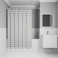 {{photo.Alt || photo.Description || 'Штора для ванной полиэстер IDDIS BR02P18i11 180*200 серая c кольцами'}}