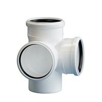 110/110/110 Крестовина угол 87 двухпл. БЕСШУМН. ПОЛИТЭК 538202