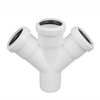 50/50/50 Крестовина угол 45 однопл. БЕСШУМН. ПОЛИТЭК 536618