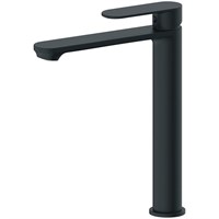 Смеситель для раковины 35к HB11590-7 HAIBA высокий, литой б/отв п/гайку ЧЕРНЫЙ^ 546859