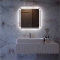 {{photo.Alt || photo.Description || 'Зеркало MIXLINE "Стив-Лайт" 700*685 (ШВ) сенсорный выключатель, светодиодная подсветка'}}