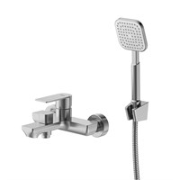 {{photo.Alt || photo.Description || 'Смеситель для ванны 35к Milardo MAZBN00M02 "Maze" нерж. сталь, САТИН'}}