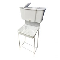 {{photo.Alt || photo.Description || 'Рукомойник "Уличный" металл. каркас 400х500 бело-серый (без ЭВН-17л + мойка ПЛАСТ.+ кран пласт.)'}}