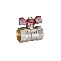 Кран шаровой 3/4'' вн/вн бабочка TEMPER 556000