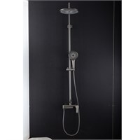 {{photo.Alt || photo.Description || 'Душевая система 35к G2499-39 GAPPO нерж. сталь,  лейка "Тропический душ" ОРУЖЕЙНАЯ СТАЛЬ'}}