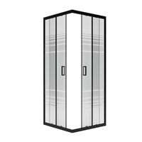 {{photo.Alt || photo.Description || 'Душ.ограждение City Trend Black 800*800*1850 квадрат (стекло 4мм текстур, черн.ал.проф, без поддона)'}}