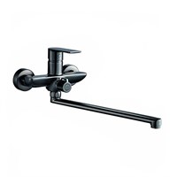 Смеситель для ванны и раковины 35к HB22505-3  HAIBA див корп L-нос оружейная сталь 556758