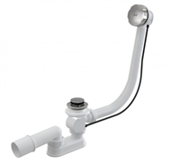 Обвязка для ванны 57см полуавт пласт.хром пробка 45мм мет. пов.хром A55K-VE-01(A55K-RU-01) Alcadrain 556945