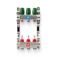 Коллектор из нержавеющей стали с расходомерами  3 вых 877971