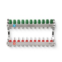 Коллектор из нержавеющей стали с расходомерами 11 вых 868470