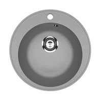 {{photo.Alt || photo.Description || 'Мойкa ML-GMU01 УЛЬТРА круглая, серый камень, 475 мм (глуб. чаши 170)'}}