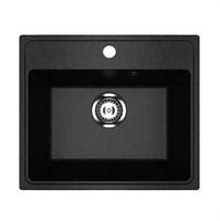 {{photo.Alt || photo.Description || 'Мойкa ML-GMU03 УЛЬТРА прямоугольная, черный камень, 490*420 мм (глуб. чаши 170)'}}