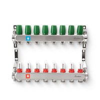 Коллектор из нержавеющей стали с расходомерами 8 вых 883442